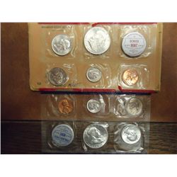 1960 SILVER US MINT SET (UNC) P/D (WITH ENVELOPE)