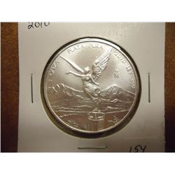 2010 MEXICAN SILVER LIBERTAD UNC