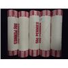 Image 1 : 5 ROLLS OF 2009-D LINCOLN FORMATIVE YEARS CENTS