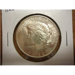 1922 PEACE SILVER DOLLAR UNC