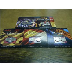 5 ASSORTED US MINT 50 STATE QUARTERS P & D SETS