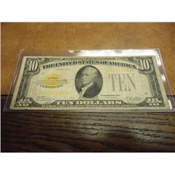 1928 $10 GOLD CERTIFICATE
