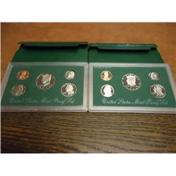 1996 & 1998 US PROOF SETS (WITH BOXES)