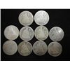 Image 1 : 10 ASSORTED 1890'S SEATED LIBERTY DIMES