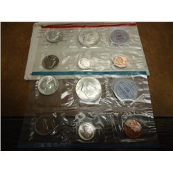 1964 SILVER US MINT SET (UNC) P/D (WITH ENVELOPE)