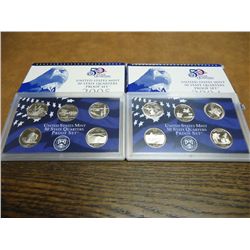 2004 & 2005 US 50 STATE QUARTERS PROOF SETS