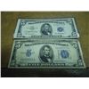 Image 1 : 1934-A & 1953-A $5 SILVER CERTIFICATES BLUE SEALS