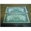 Image 2 : 1934-A & 1953-A $5 SILVER CERTIFICATES BLUE SEALS