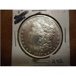 1887 MORGAN SILVER DOLLAR BU