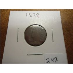 1878 INDIAN HEAD CENT SEMI KEY DATE