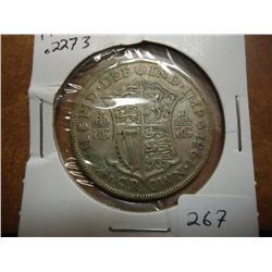 1931 GREAT BRITAIN SILVER HALF CROWN .2273