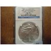 Image 1 : 2011-W BURNISHED AMERICAN SILVER EAGLE NGC MS70