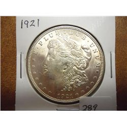 1921 MORGAN SILVER DOLLAR UNC