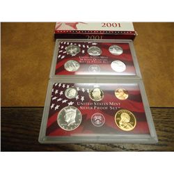 2001 US SILVER PROOF SET (WITH BOX)