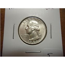 1959-D WASHINGTON SILVER QUARTER UNC