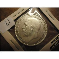 1928 GREAT BRITAIN SILVER HALF CROWN