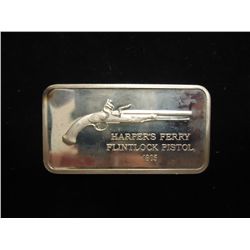32.8 GRAM STERLING SILVER INGOT 1805 HARPERS