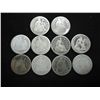 Image 1 : 10 ASSORTED 1850'S SEATED LIBERTY DIMES