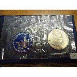 1971-S  IKE SILVER DOLLAR UNC (BLUE PACK)