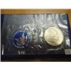 Image 1 : 1971-S  IKE SILVER DOLLAR UNC (BLUE PACK)