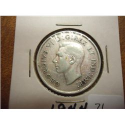 1944 CANADA SILVER 50 CENTS