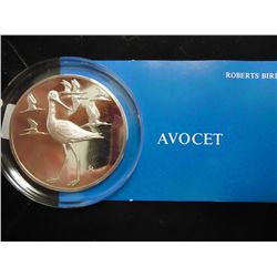 2+ OZ. STERLING SILVER PF ROUND AVOCETS