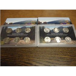 2004 & 2005 US MINT WESTWARD JOURNEY NICKEL SETS