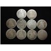 Image 1 : 10 ASSORTED 1891 SEATED LIBERTY DIMES