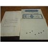 Image 2 : 2 VINTAGE STOCK / BOND CERTIFICATES SEE DESCR.
