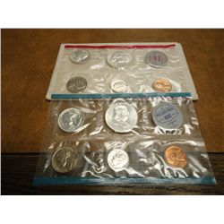 1963 SILVER US MINT SET (UNC) P/D (WITH ENVELOPE)