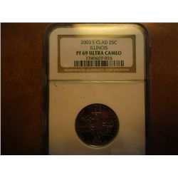 2003-S ILLINOIS QUARTER NGC PF69 ULTRA CAMEO