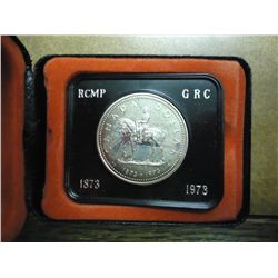 1973 CANADA R C M P SILVER $ PF .3750 OZ. ASW
