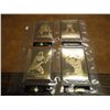 Image 1 : 4-22KT GOLD FOIL BASEBALL CARDS SEE DESCRIPTION