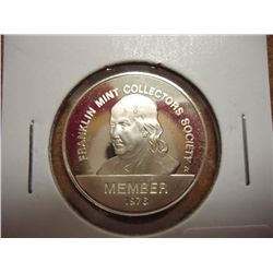 1/4 OZ. STERLING SILVER 1976 FRANKLIN MINT