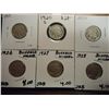 Image 1 : 1917,20-S,23-S,26,27 & 28 BUFFALO NICKELS