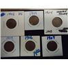 Image 1 : 1902-1907 INDIAN HEAD CENTS 6 COINS
