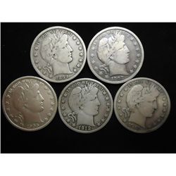 1899 (FINE), 1902 VG, 1906 (FINE), 1912 VG &