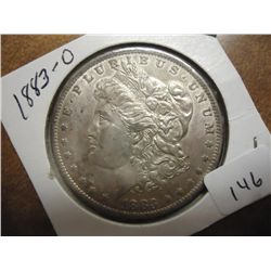 1883-O MORGAN SILVER DOLLAR