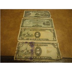 2-5 & 2-10 WWII JAPANESE INVASION CURRENCY