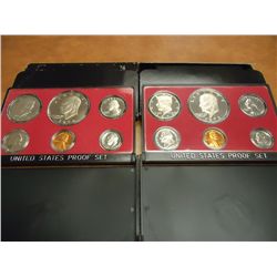 1973 & 1974 US PROOF SETS (WITH BOXES)