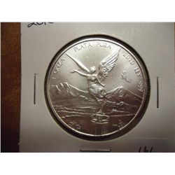 2010 MEXICO SILVER LIBERTAD 1 OZ. UNC