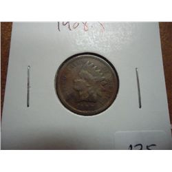 1908-S INDIAN HEAD CENT KEY DATE