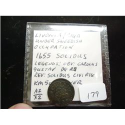 1655 SOLIDUS-LIVONIA/RIGA UNDER SWEDISH OCC