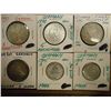 Image 1 : 6 GERMAN SILVER COINS SEE DESCRIPTION