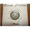 Image 1 : 1902 CANADA SILVER 5 CENTS