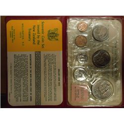 1973 NEW ZEALAND SOUVENIR COIN SET ISSUED BY THE