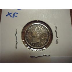 1898 CANADA SILVER 10 CENTS (EXTRA FINE)