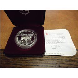 1985 CANADA NATIONAL PARKS SILVER DOLLAR PROOF