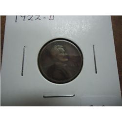 1922-D LINCOLN CENT SEMI KEY