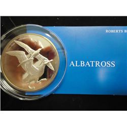 2+OZ STERLING SILVER PF ROUND ALBATROSS